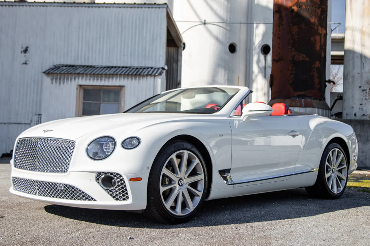 White Bentley Continental GTC Convertible